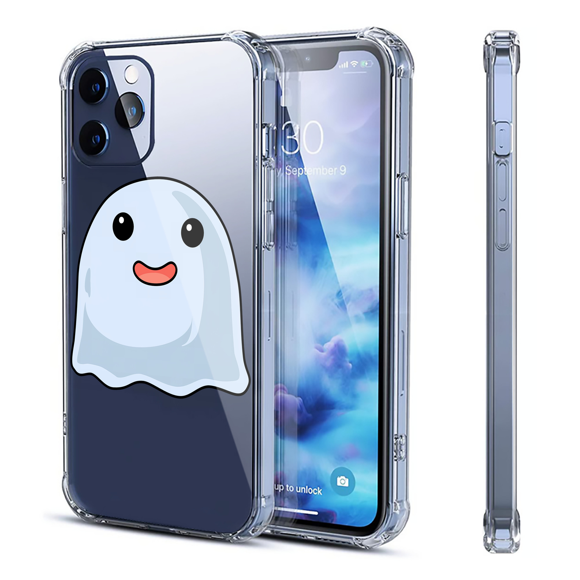 （画像用） Digimon デジタルモンスター/デジモン 【iPhone 12シリーズ対応】透明スマホケース（クリアソフトケース）
